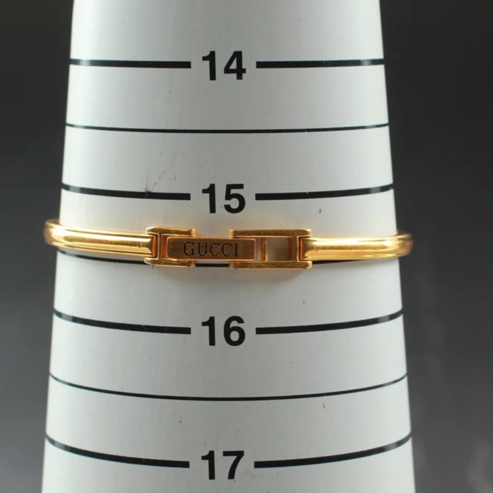 GUCCI 14k Gold Plated Watch Bracelet highly collectable! Vintage SO POPU… - Picture 7 of 10